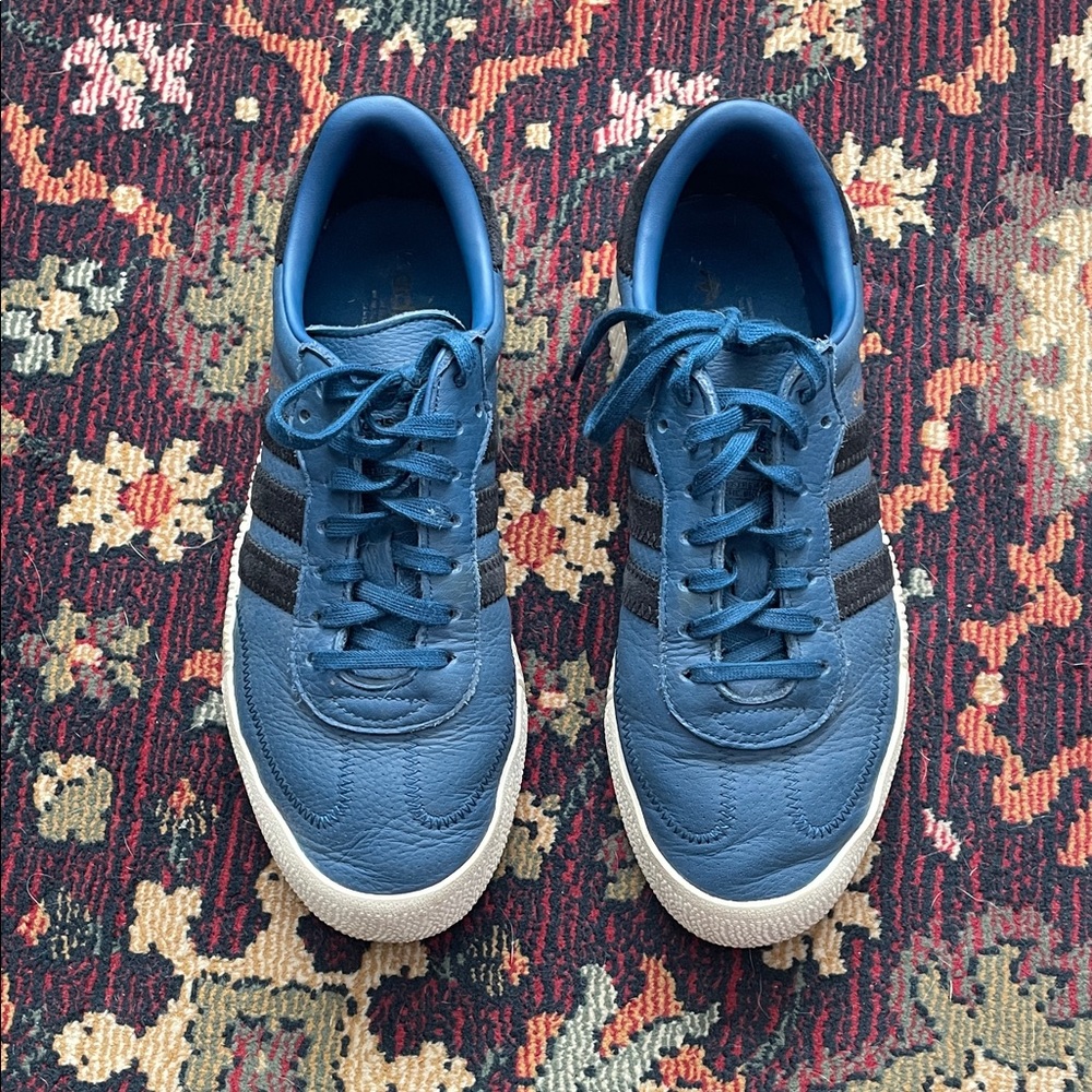 Adidas Samba Blue and Black Sneaker